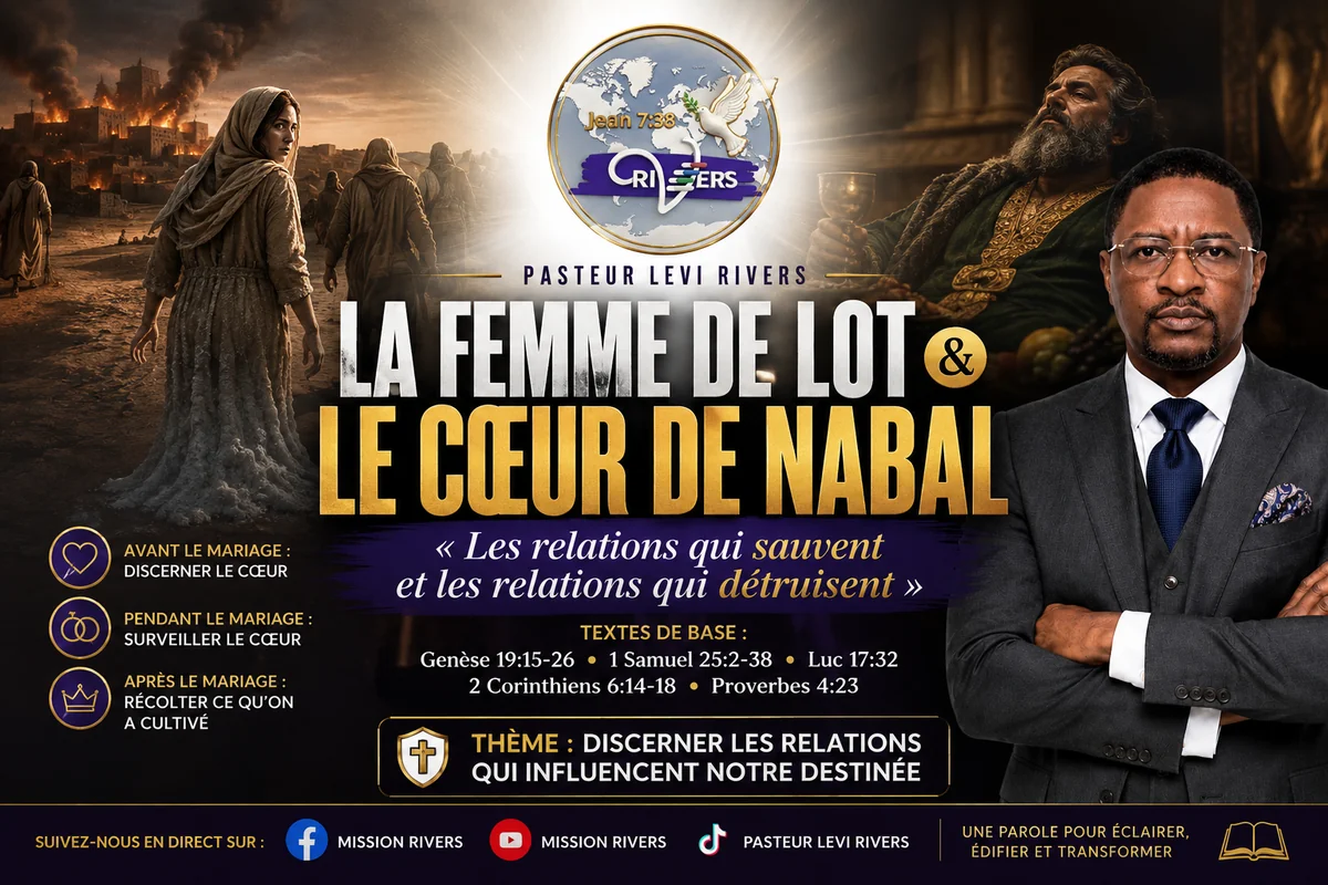 La Femme de Lot & Le Cœur de Nabal — Pasteur Levi SADIA OULAÏ